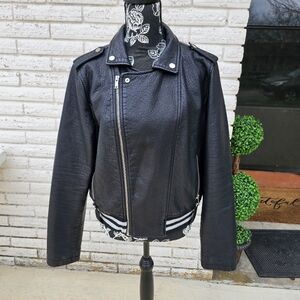 SPORTY SUMMER JACKET BIKERCORE BASEBALLCORE SUMMER JACKET SZ XL